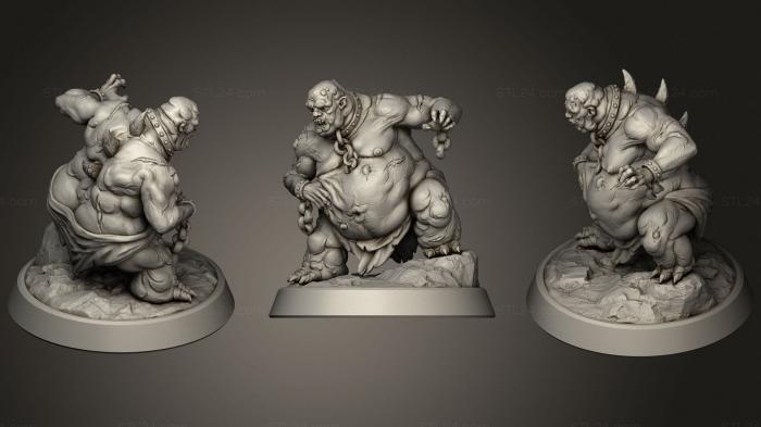 Figurines heroes, monsters and demons (Cahpetyn, STKM_1965) 3D models for cnc
